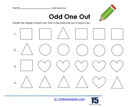 odd one out worksheets for adults pdf|Odd One Out Shapes Worksheet (teacher made) .